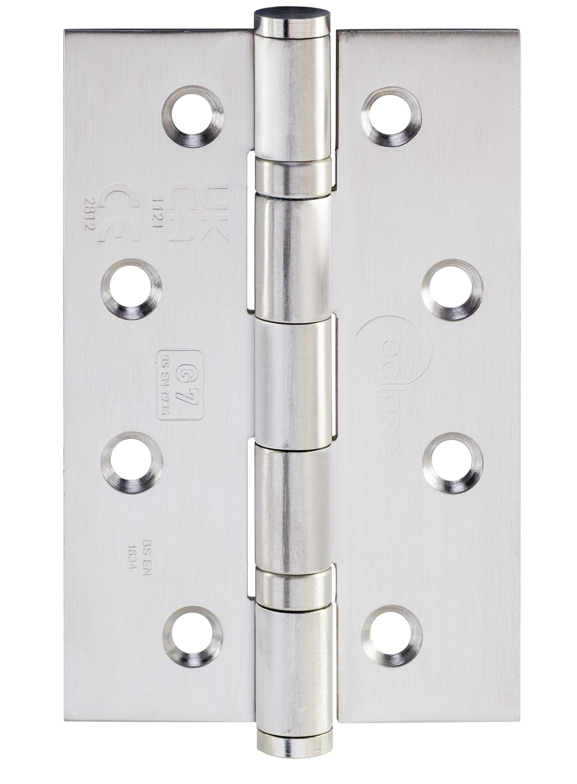 Grade 7 Stainless Steel Slim Knuckle Ball Bearing Hinge 102x67x2mm