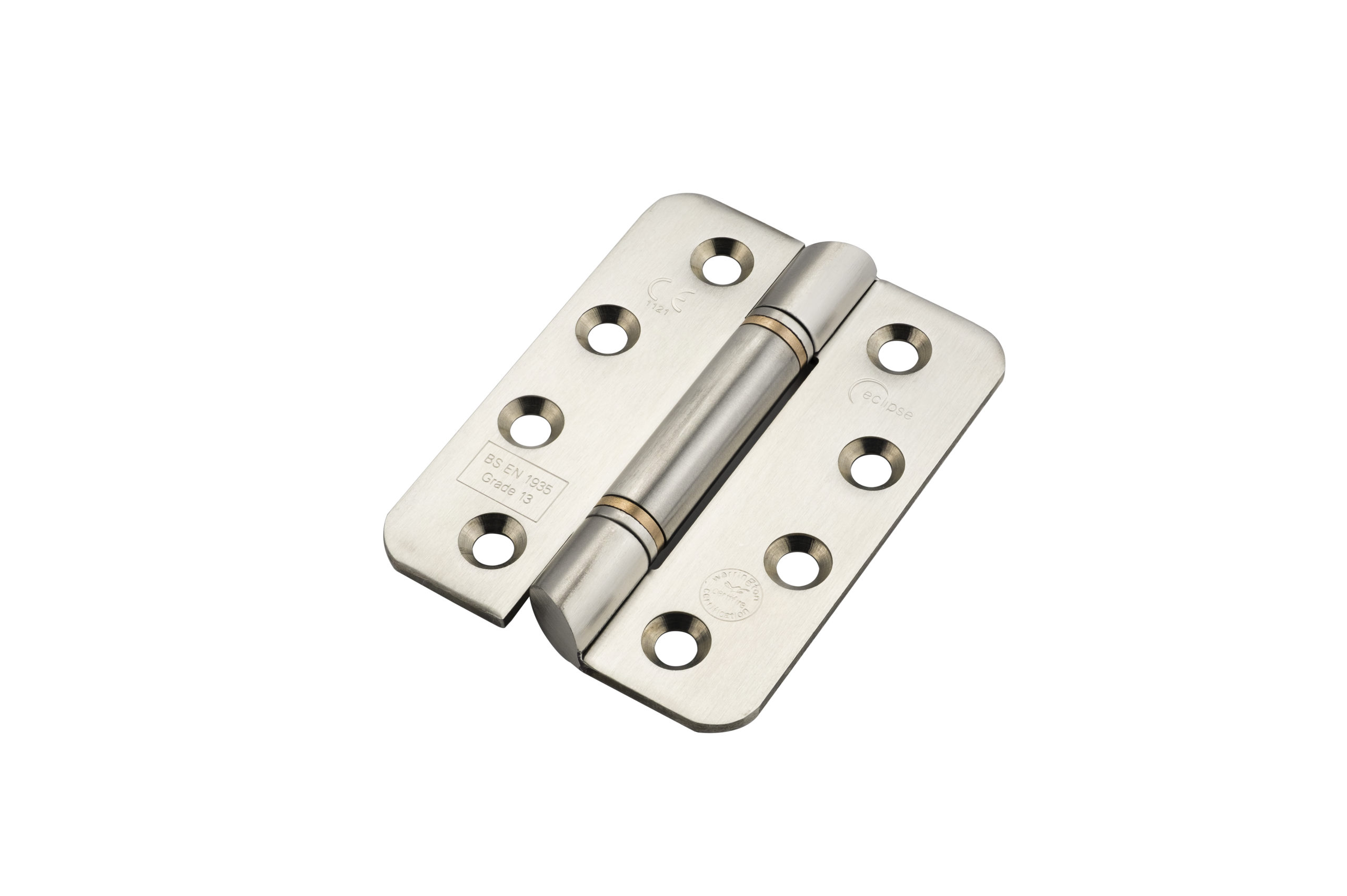 102x76x3mm Grade 14 Satin Stainless Steel Anti Ligature Hinge Eclipse 7942